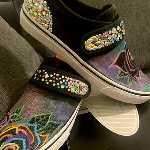 Brand New Lugz.. hand painted and embelished